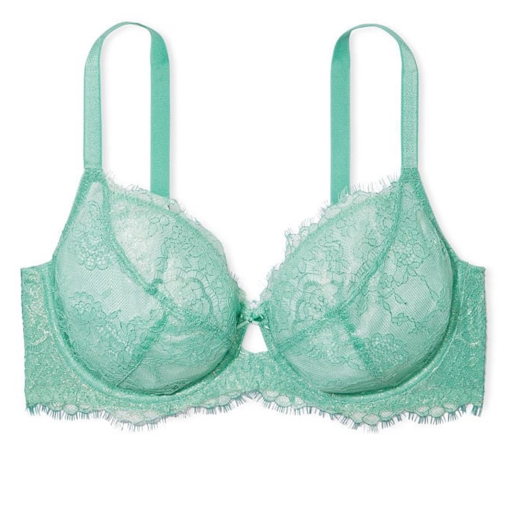 Victoria Secret The Fabulous Full Cup Bra sea glass green